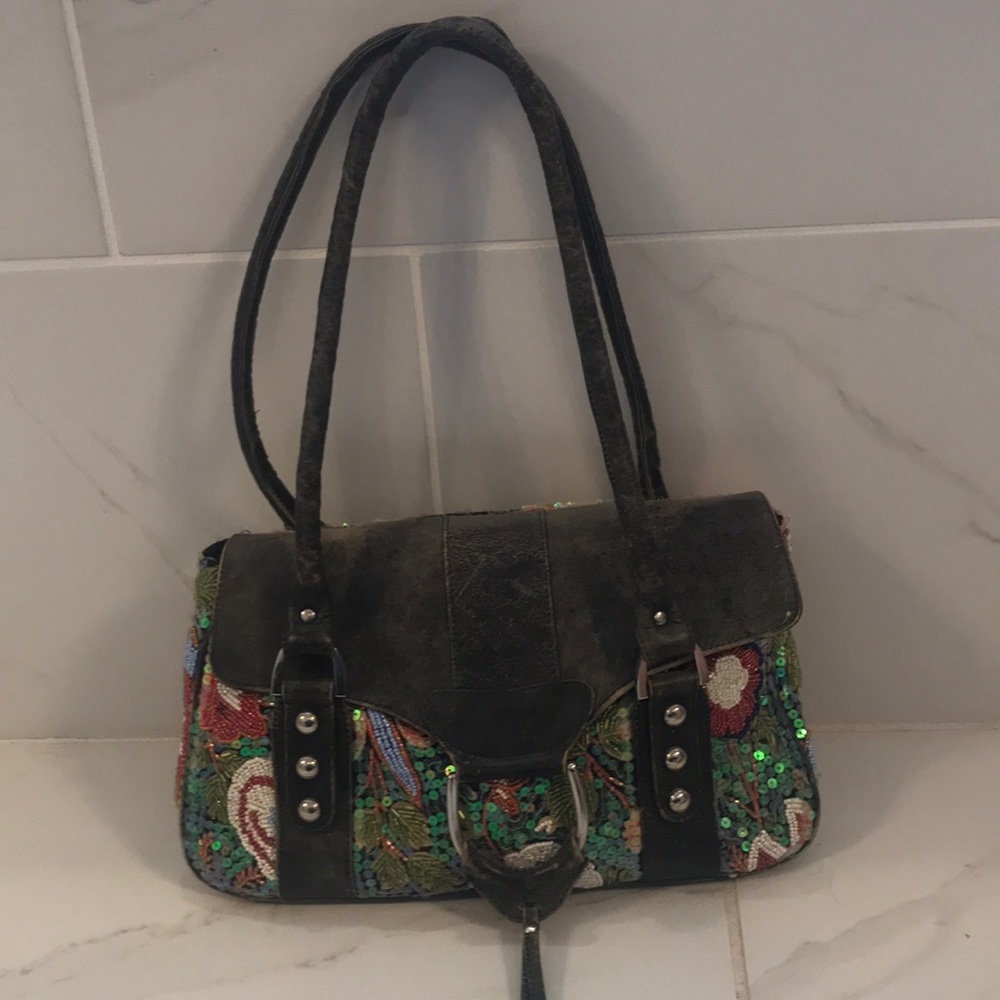 Christiana small beaded bag